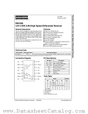 FIN1026MTC datasheet pdf Fairchild Semiconductor