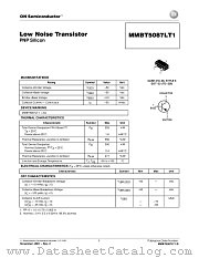 MMBT5087LT3 datasheet pdf ON Semiconductor