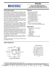 MIC2289 datasheet pdf Micrel Semiconductor