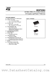 M59PW064-100N1 datasheet pdf ST Microelectronics