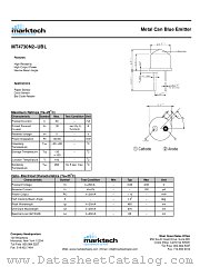 MT4730N2-UBL datasheet pdf Marktech Optoelectronics