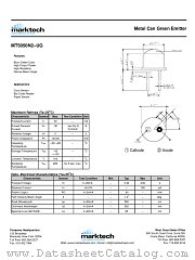 MT5050N2-UG datasheet pdf Marktech Optoelectronics