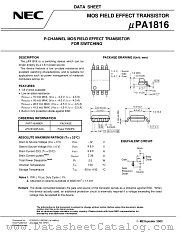 UPA1816GR-9JG-E1 datasheet pdf NEC
