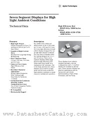 HDSP-5537 datasheet pdf Agilent (Hewlett-Packard)