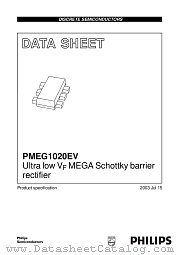 PMEG1020EV datasheet pdf Philips