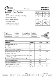 SPD03N60C3 datasheet pdf Infineon