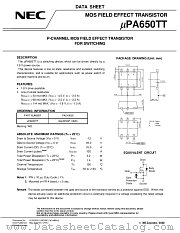 UPA650TT-E1 datasheet pdf NEC