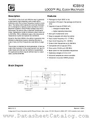 ICS512 datasheet pdf Texas Instruments