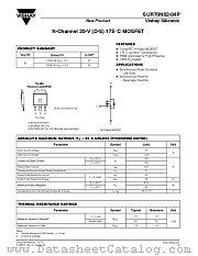 SUR70N02-04P datasheet pdf Vishay