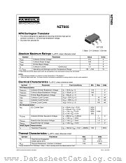 NZT605 datasheet pdf Fairchild Semiconductor