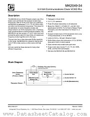 MK2049-34 datasheet pdf Texas Instruments