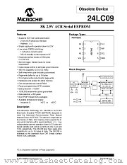 24LC09T-I/SN datasheet pdf Microchip