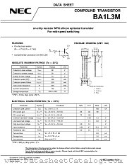 BA1L3M-T datasheet pdf NEC