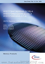 HYS72T64000HR-3.7-A datasheet pdf Infineon