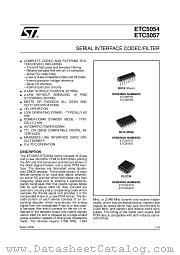 ETC5057N/H datasheet pdf ST Microelectronics