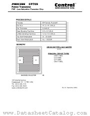 CP709 datasheet pdf Central Semiconductor