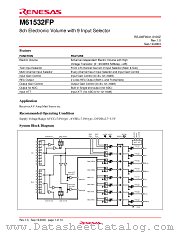 M61532FP datasheet pdf Renesas