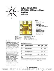 HMMC-5200 datasheet pdf Agilent (Hewlett-Packard)