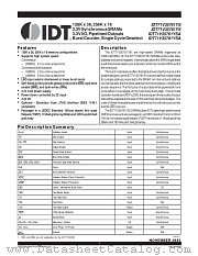 IDT71V35761S166PF8 datasheet pdf IDT