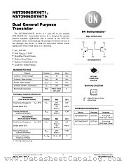 NST3906DXV6T5 datasheet pdf ON Semiconductor