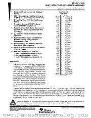SN74GTL16923 datasheet pdf Texas Instruments