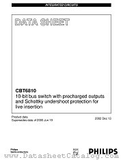 CBT6810DK datasheet pdf Philips