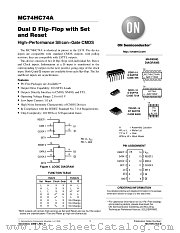 MC74HC74AFEL datasheet pdf ON Semiconductor