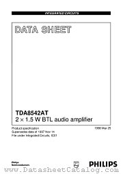 TDA8542AT/N1 datasheet pdf Philips