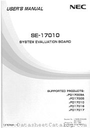 SE-17010 datasheet pdf NEC