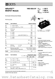 VMO650-01F datasheet pdf IXYS