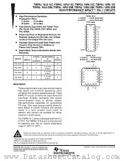 TIBPAL16L8 datasheet pdf Texas Instruments
