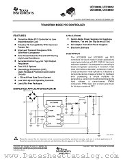 UCC38051DR datasheet pdf Texas Instruments