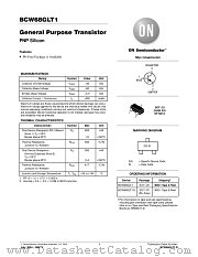 BCW68GL datasheet pdf ON Semiconductor