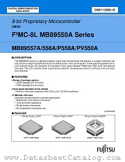 MB89P558A datasheet pdf Fujitsu Microelectronics