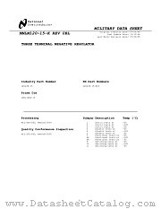 JM38510/11503BXA datasheet pdf National Semiconductor