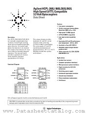 HCPL-260L datasheet pdf Agilent (Hewlett-Packard)