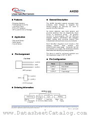 AH350 datasheet pdf Anachip