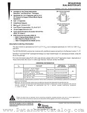 SN74AUC2GU04YZPR datasheet pdf Texas Instruments