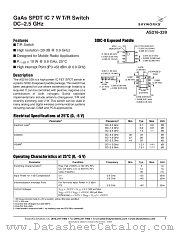 AS216-339 datasheet pdf Skyworks Solutions