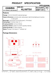 KL197T01 datasheet pdf Cosmo Electronics