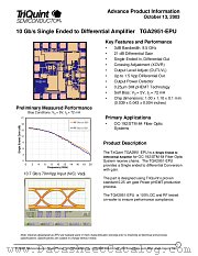 TGA2951-EPU datasheet pdf TriQuint Semiconductor