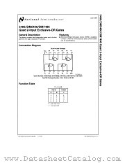 JM38510/00701BDA datasheet pdf National Semiconductor