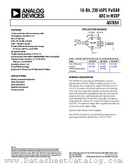 AD7694 datasheet pdf Analog Devices