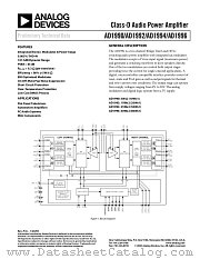 AD1996 datasheet pdf Analog Devices