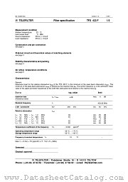 TFS433F datasheet pdf Vectron