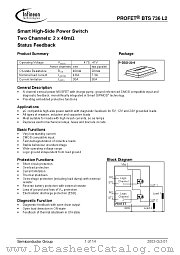 BTS 736-L2 datasheet pdf Infineon