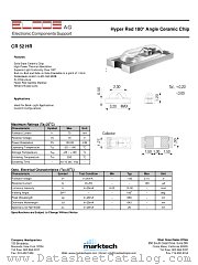 CR52HR datasheet pdf Marktech Optoelectronics