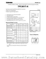 TPC8018-H datasheet pdf TOSHIBA