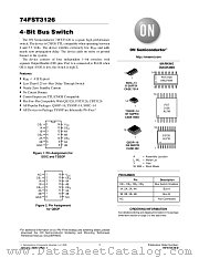 74FST3126QSR datasheet pdf ON Semiconductor