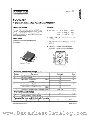 FDC6036P datasheet pdf Fairchild Semiconductor